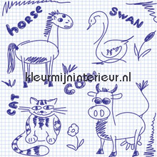 Notepad scribble fotomurales 416055 Little Ones Noordwand